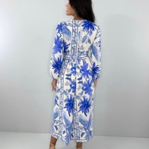 Vestido Clara - Estampa Azul - Image 4