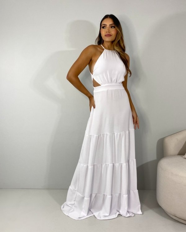 Vestido Estefane Longo - Branco