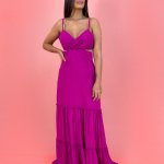 Vestido Laise – Fúcsia