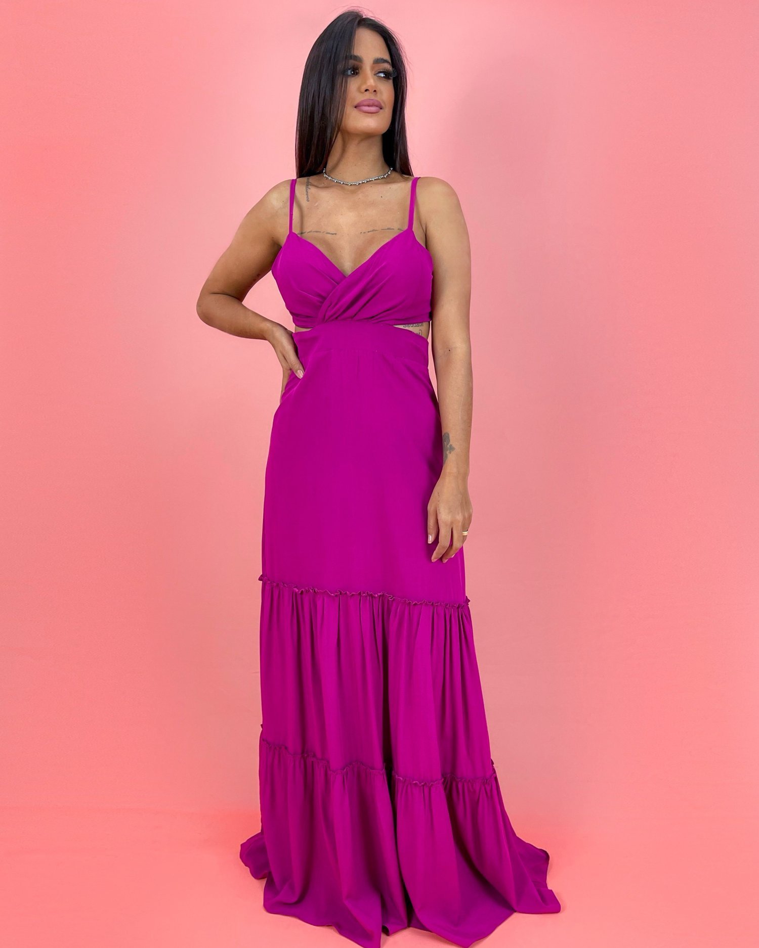 Vestido Laise - Fúcsia - Image 1