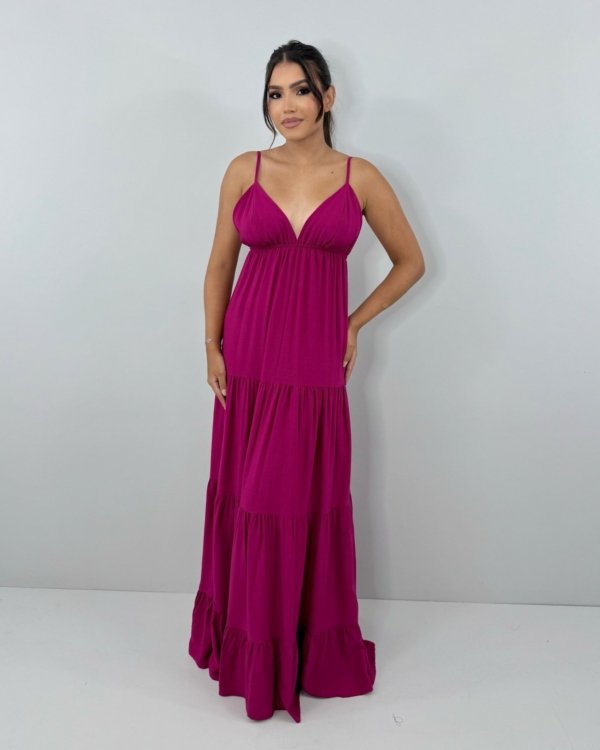 Vestido Sophia - Cereja