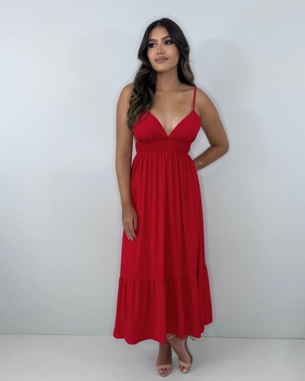 Vestido Beatriz - Vermelho