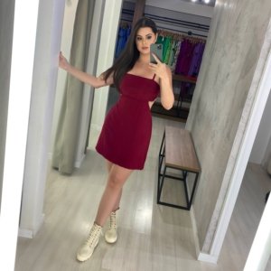 Vestido Olívia - Marsala - Image 1