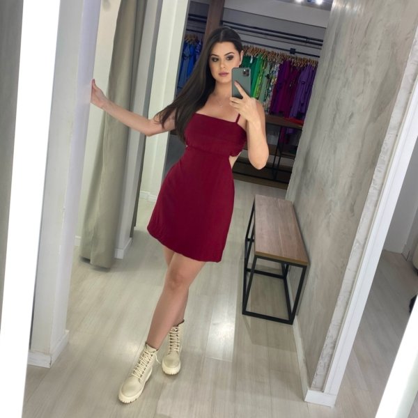 Vestido Olívia - Marsala