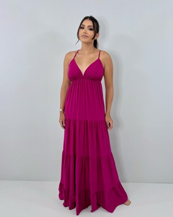 Vestido Sophia - Cereja