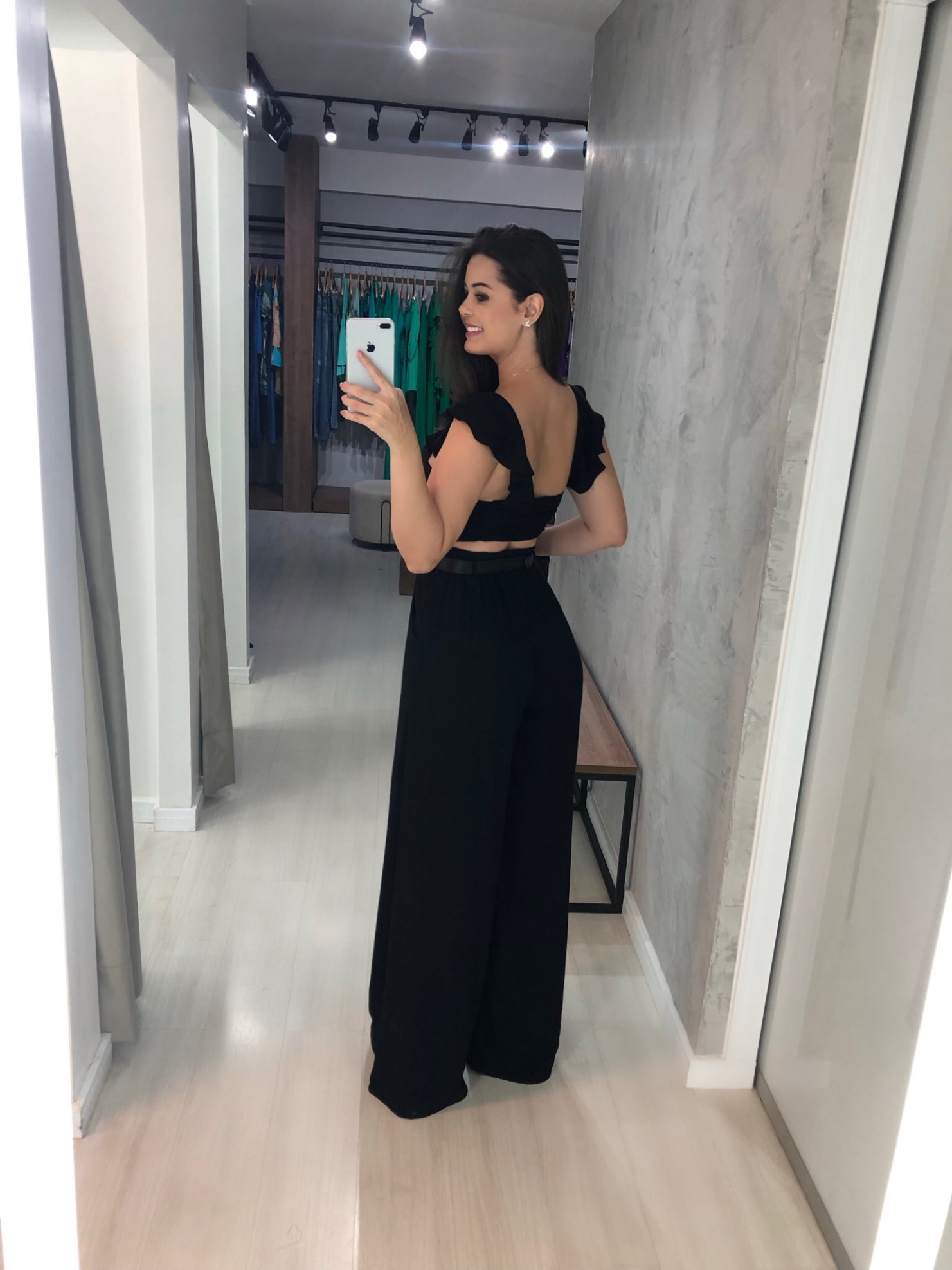 Conjunto Pantalona Samira - Preto - Image 4