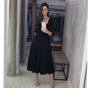 Vestido Juliana - Preto - Image 1