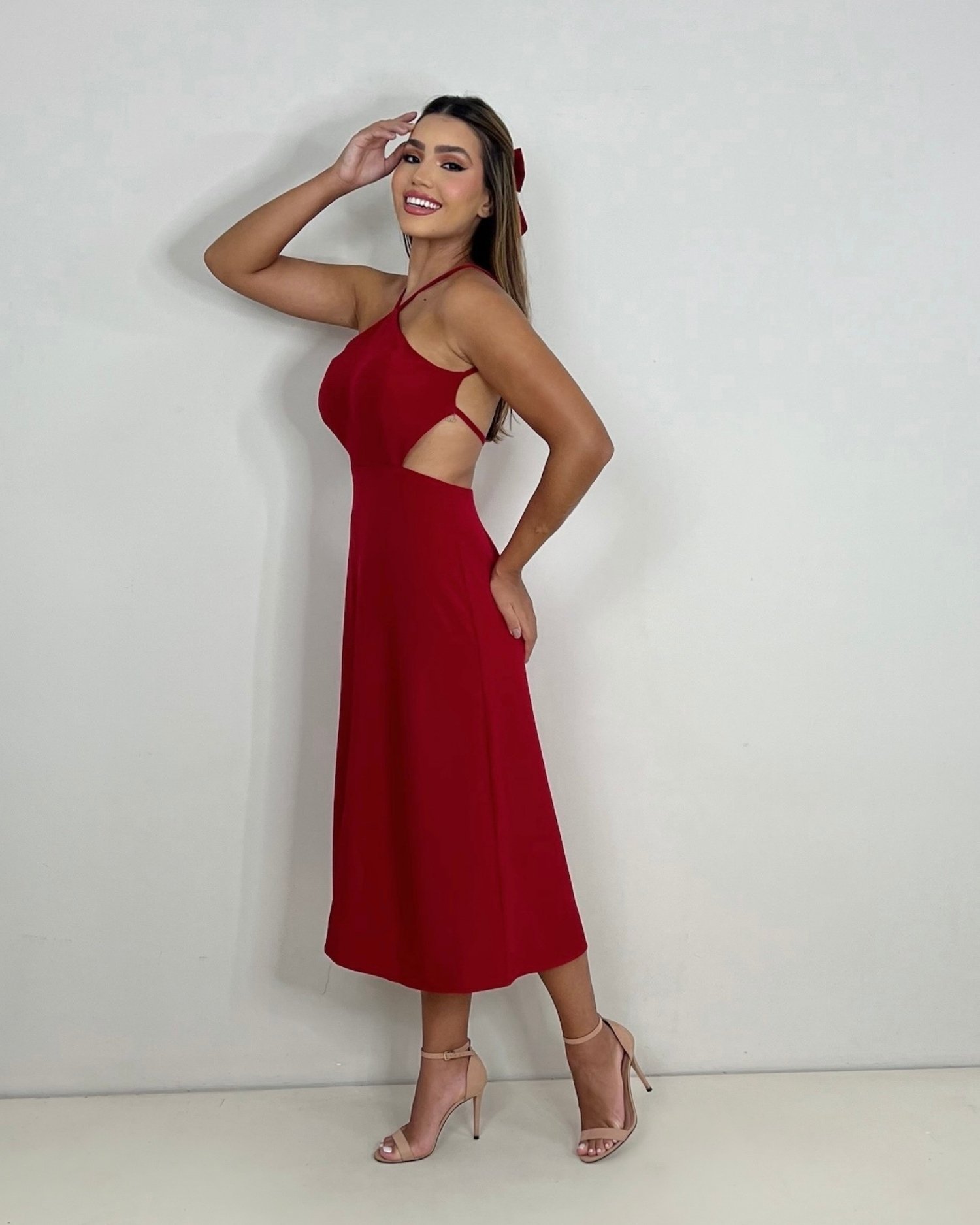 Vestido Patrícia - Vermelho - Image 2