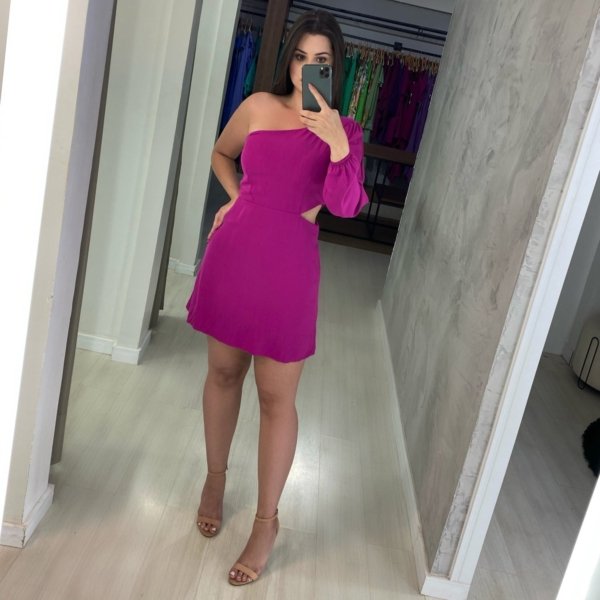 Vestido Luna - Fúcsia