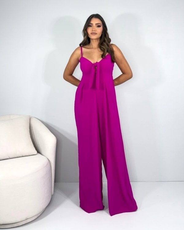 Macacão Carminha - Fúcsia