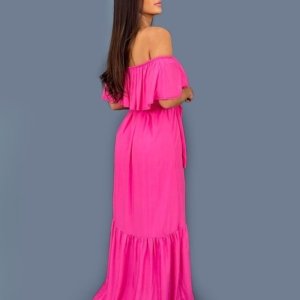 Vestido Luíza - Rosa Chiclete - Image 3