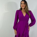 Vestido Maraisa – Fúcsia