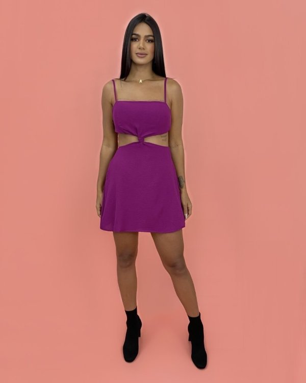 Vestido Cleo - Roxo