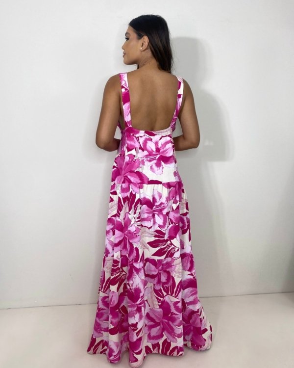 Vestido Ramona - Estampa Floral Pink