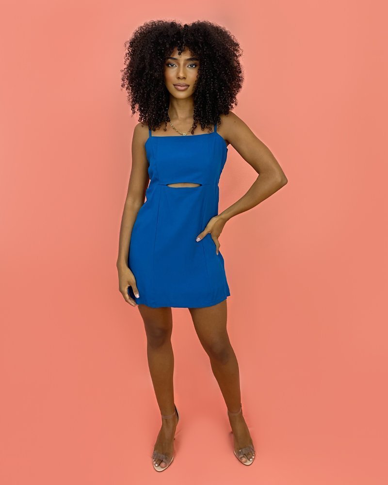 Vestido Naiane - Azul Petróleo - Image 3