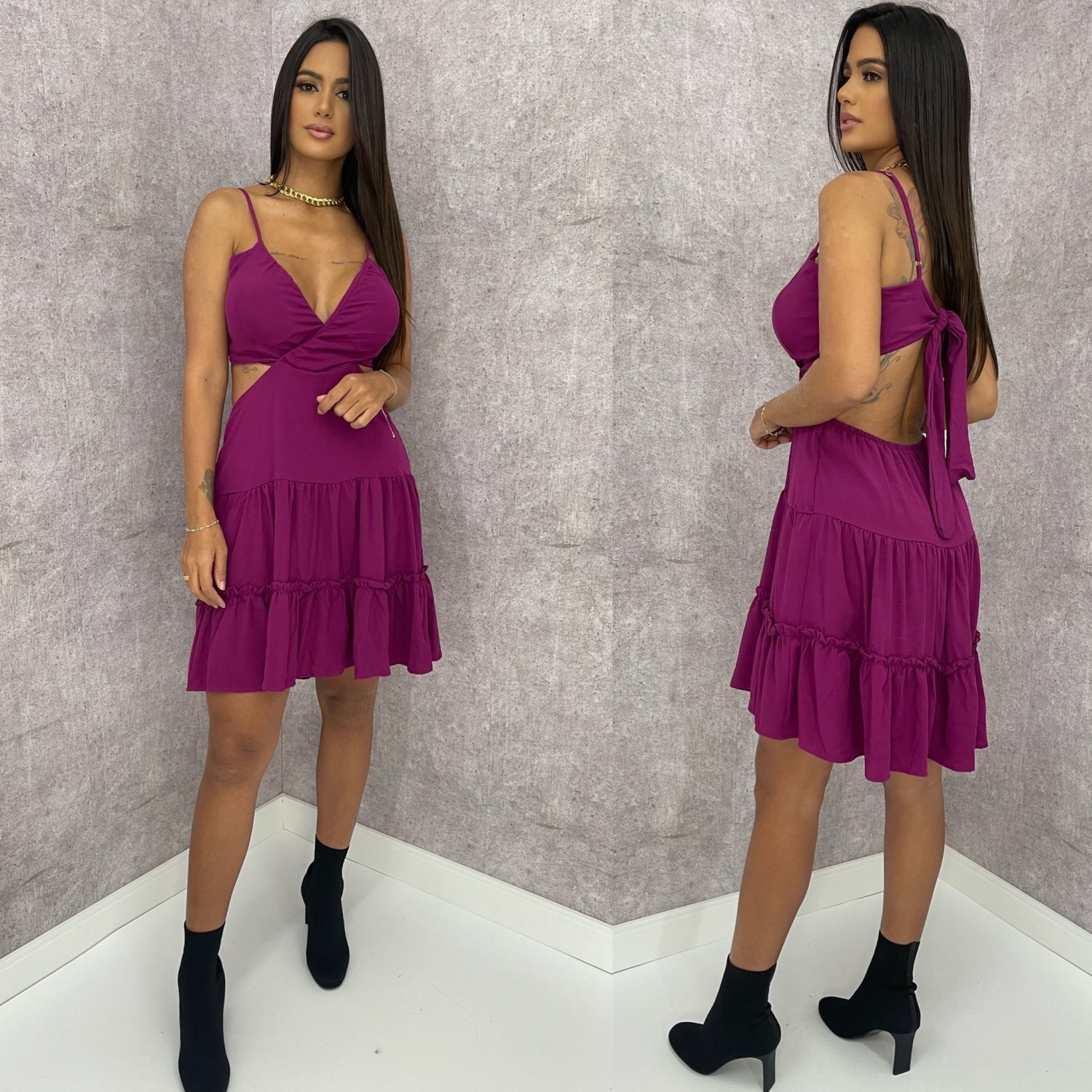 Vestido Ariele - Roxo - Image 1