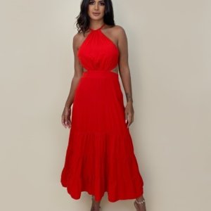 Vestido Estefane - Vermelho - Image 8
