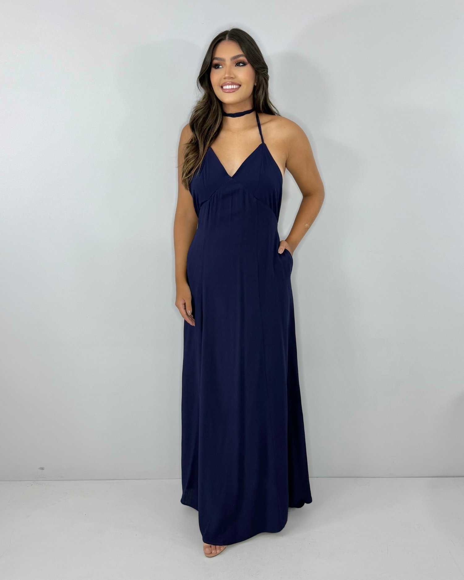 Vestido Victória - Azul Marinho - Image 2