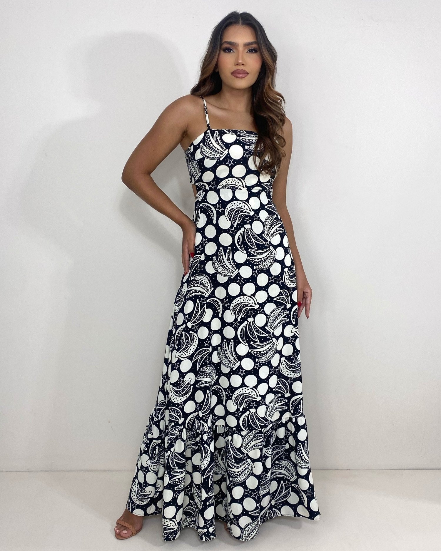 Vestido Ariel - Estampa Banana - Image 1