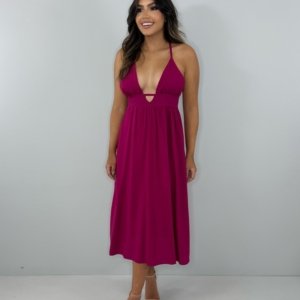 Vestido Heloína - Cereja - Image 3