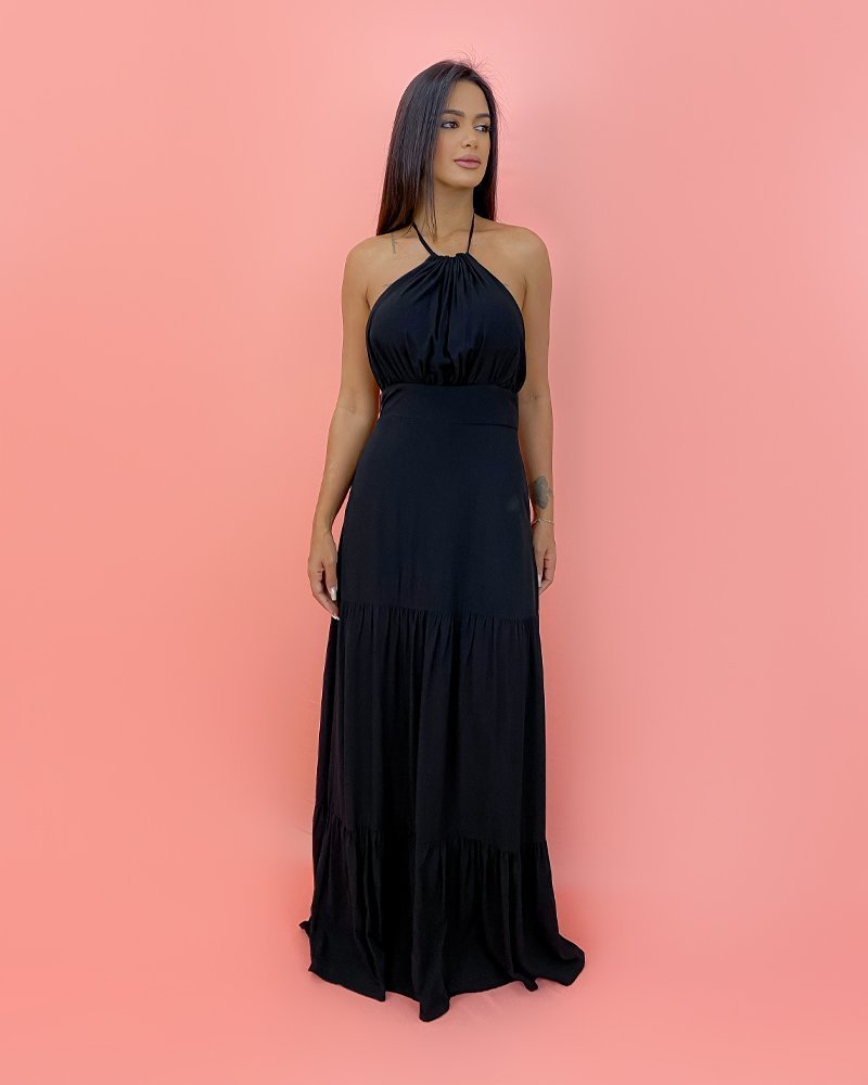 Vestido Janaína - Preto - Image 1