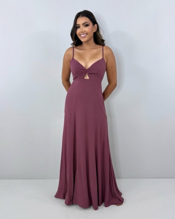 Vestido Eliana - Marrom