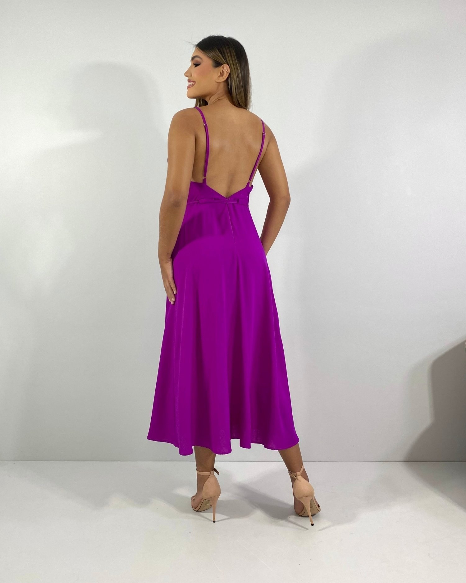 Vestido Felícia - Fúcsia - Image 2