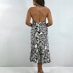 Vestido Safira - Estampado Fundo Preto - Image 5