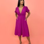 Vestido Clarice – Fúcsia