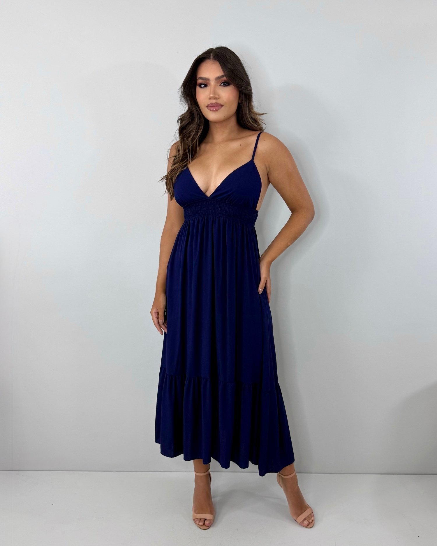 Vestido Beatriz - Azul Marinho - Image 3