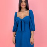 Vestido Tatiane – Azul Petróleo