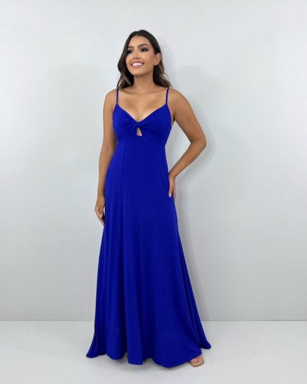 Vestido Eliana - Azul Royal