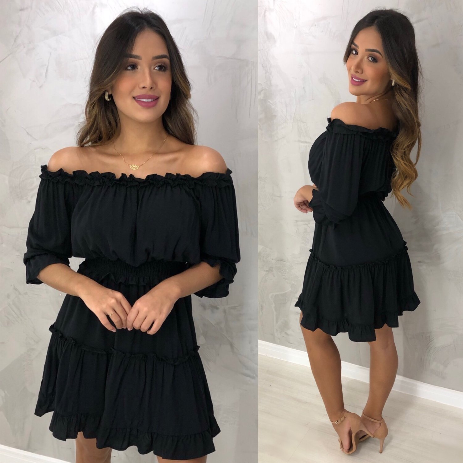 Vestido Jordana - Preto - Image 3