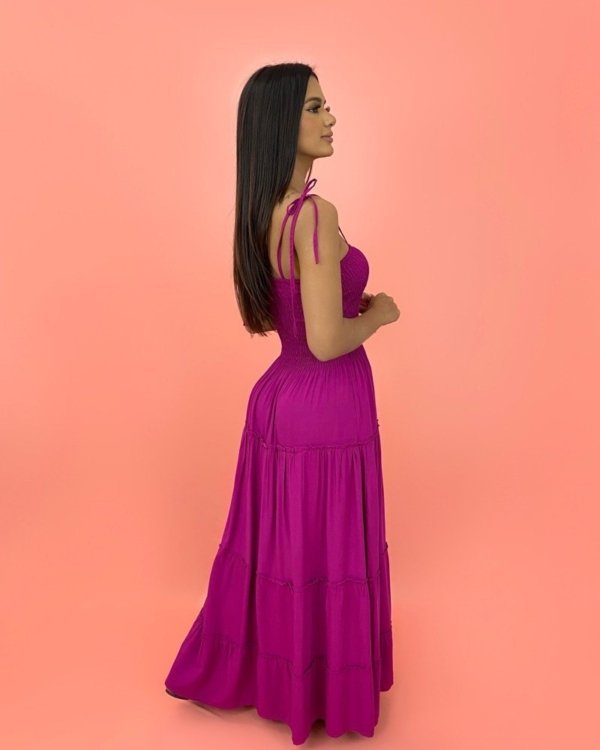 Vestido Gabriela - Fúcsia