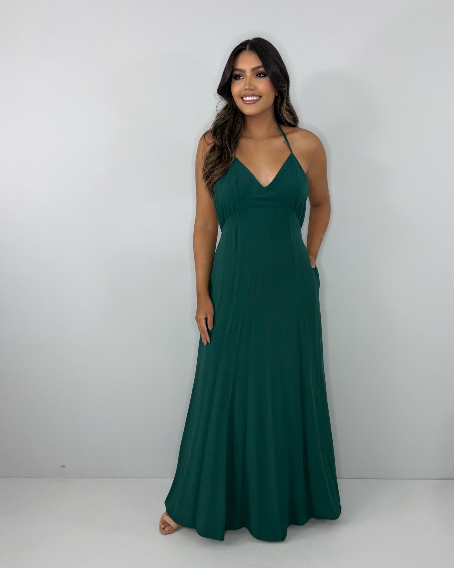 Vestido Victória - Verde Amazônia - Image 1