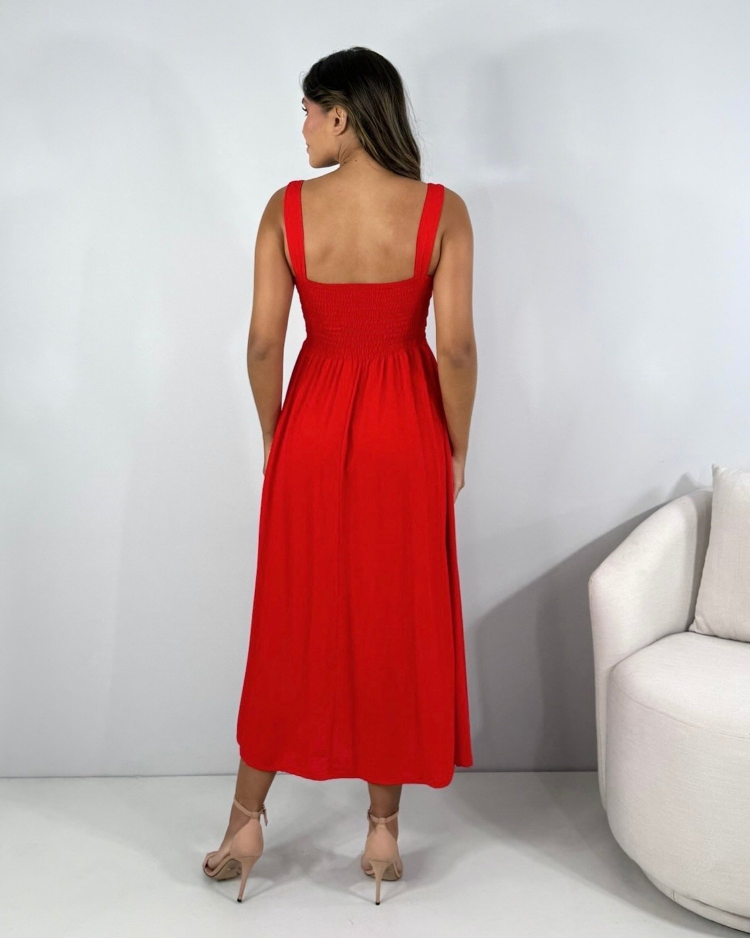 Vestido Samanta - Vermelho - Image 6