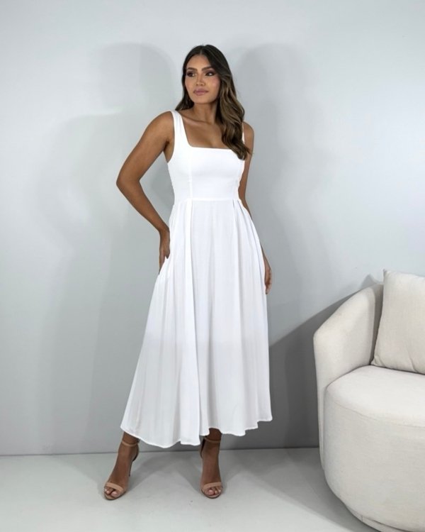 Vestido Samanta - Branco