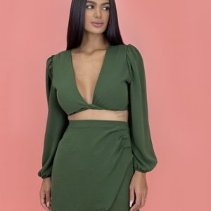 Saia Simone - Verde Militar - Image 1