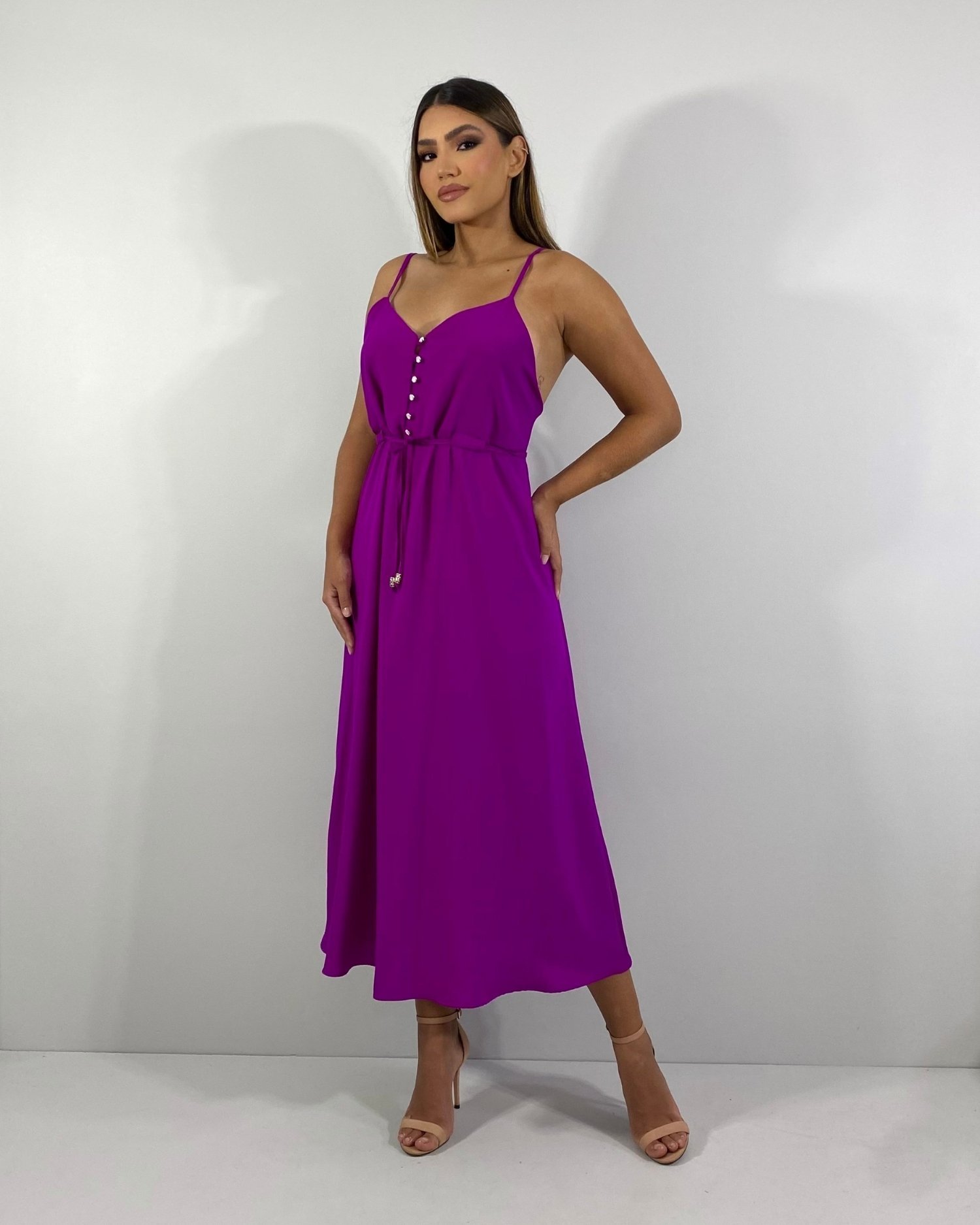 Vestido Felícia - Fúcsia - Image 5