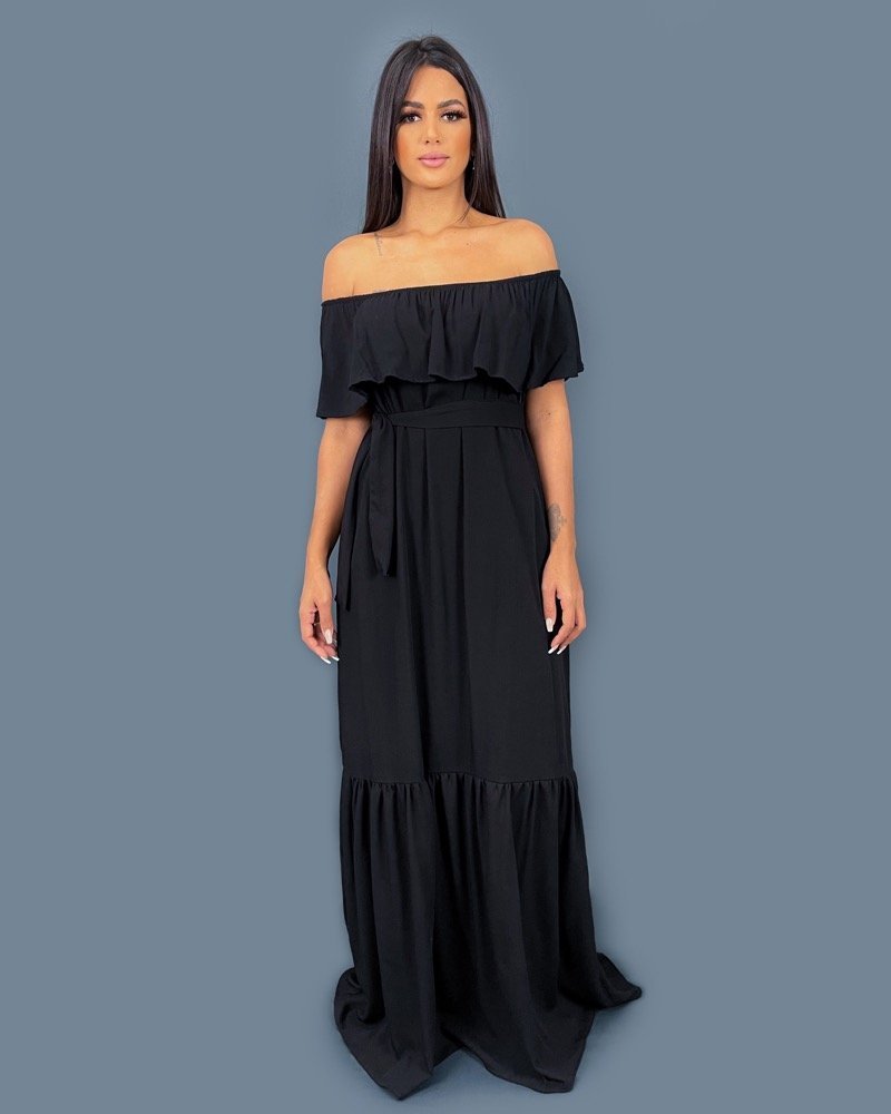 Vestido Luíza - Preto - Image 1