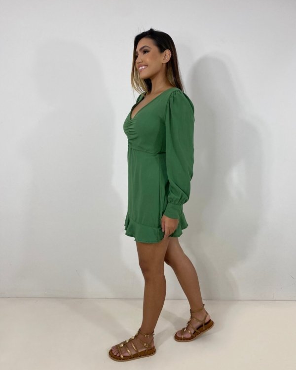 Macaquinho Tamires - Verde Militar