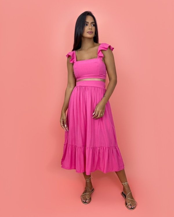 Conjunto Micaela - Rosa Chiclete