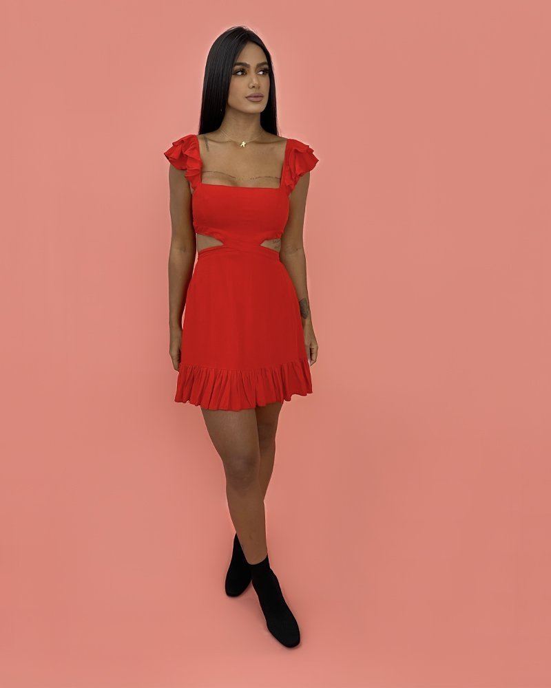 Vestido Andréia - Vermelho - Image 2