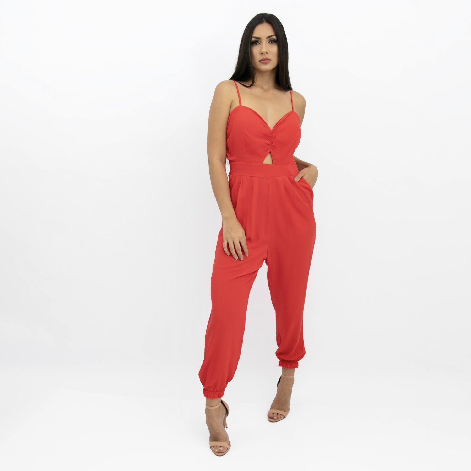 Macacão Cristina - Vermelho - Image 1