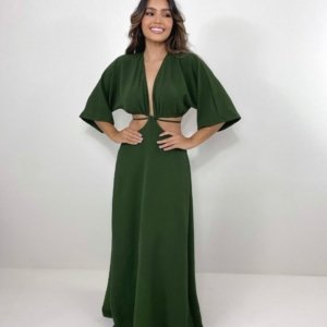 Vestido Cibele - Verde Militar - Image 7