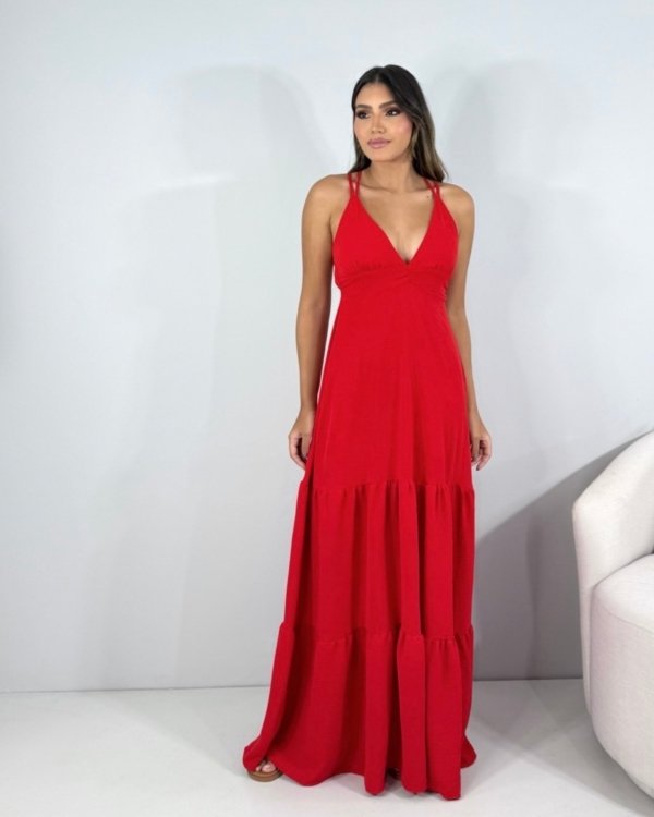 Vestido Noely - Vermelho