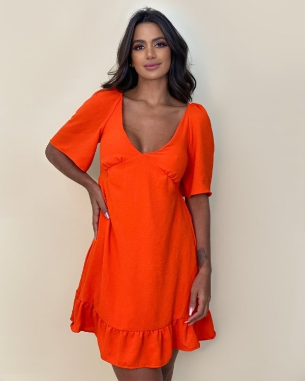 Vestido Melissa - Laranja