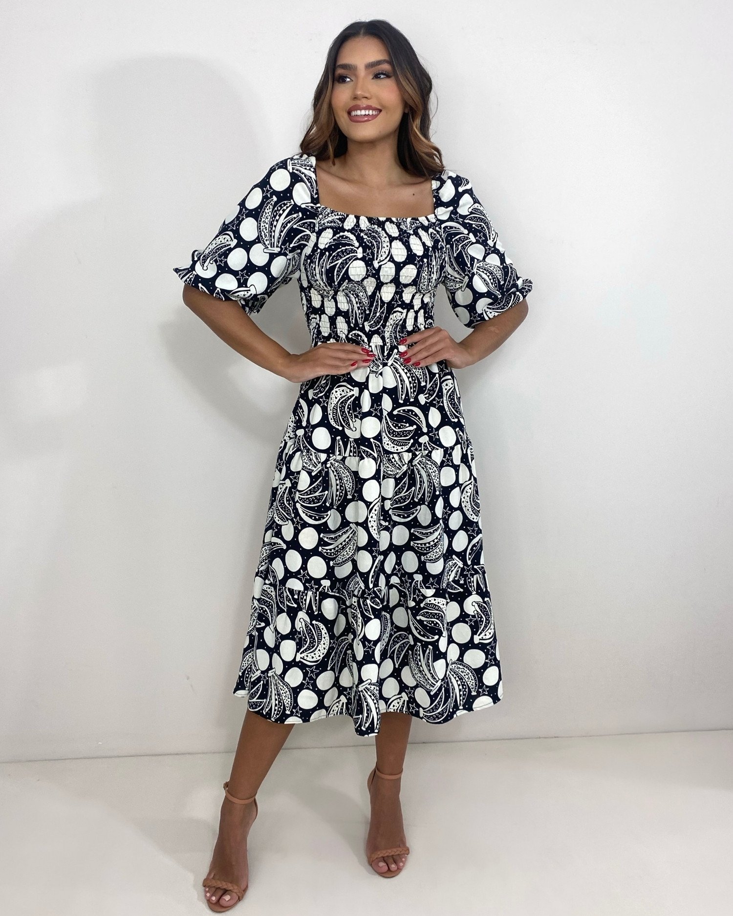 Vestido Juliana - Estampa Banana - Image 4