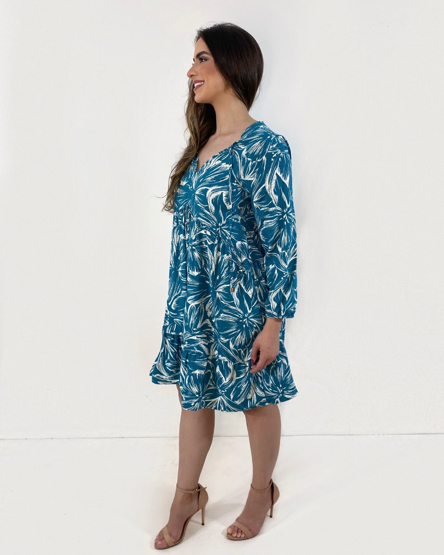 Bata Janine - Estampado Fundo Azul - Image 2