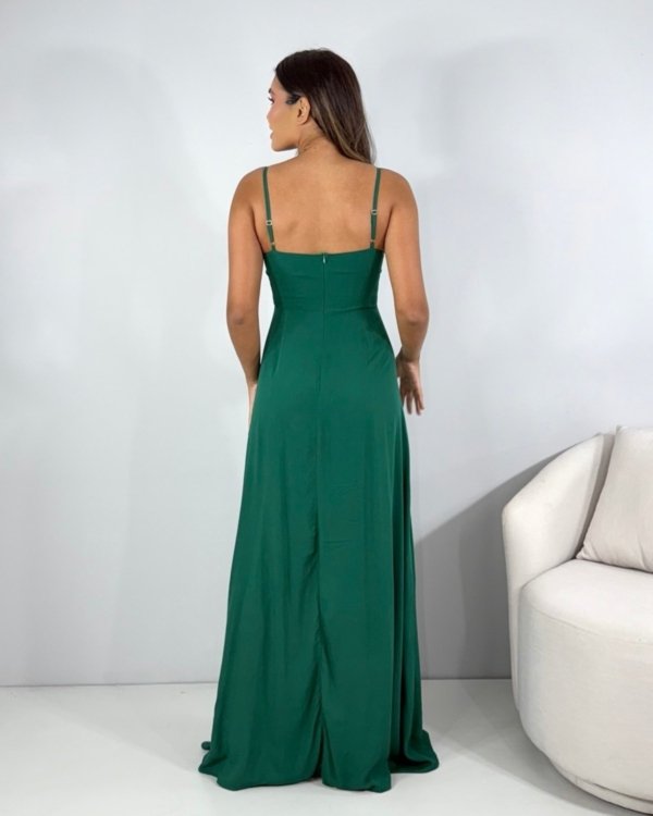 Vestido Lanna - Verde Amazônia